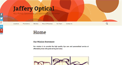 Desktop Screenshot of jafferyoptical.com