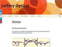 Tablet Screenshot of jafferyoptical.com